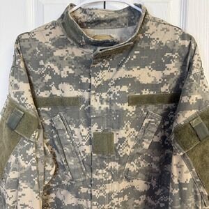 Army Combat Uniform ACU Coat Digital Camo Military‎ Jacket Ripstop X-Large Tall
